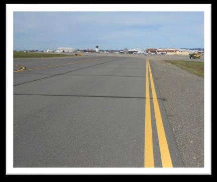 Taxiway Surface Markings Taxiway surface markings are yellow. Markings include the single solid yellow centerline and a double solid yellow edge line marking.