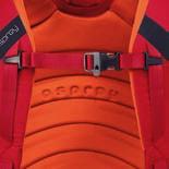 2 Locate the hook and loop backpanel suspension compartment just above the sewnin reservoir sleeve and pull back to expose the