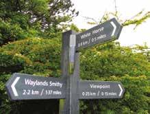 endless views of rolling chalk downland as well as a number of historical sites of interest. We explore part of the trail through South from Wayland's Smithy to Wallingford.