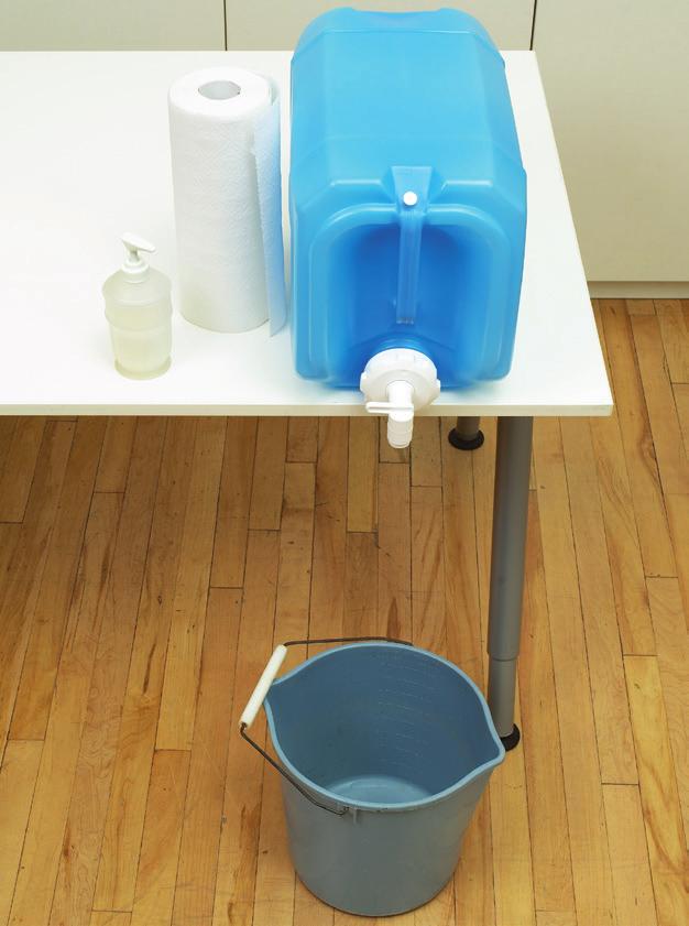 If the event runs for three days or less, vendors can use handwashing set-up #2 which includes either a rented portable sink (potable water with liquid soap in a pump dispenser and paper towels) OR