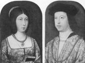 Ferdinand and Isabella 1469 Marriage of Isabella of Castile and León to Ferdinand of Aragon (children include Catherine of Aragon, first wife of