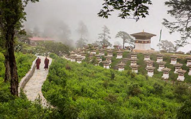 As you arrive in Punakha, you ll be treated to gorgeous views of Punakha Dzong, which sits at the meeting of the Mo Chhu and Pho Chhu rivers.