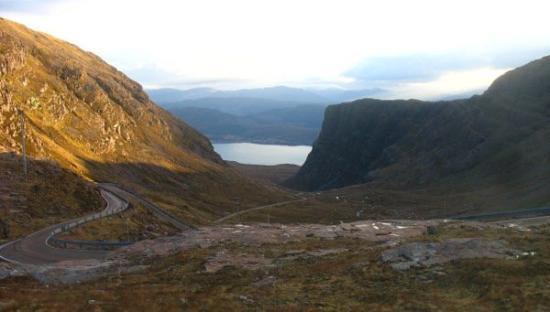 Route 8 - Bealach na Ba (The pass of the Cattle) and the scenic route from Shieldaig to Applecross This is a firm favourite of Elspeth s but Marie doesn t like heights and this road is notorious and