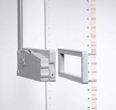 rest on bracket provides the ideal spot to hang your clothes while changing Easily and fully fastens