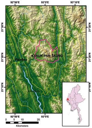 KYAUK-PAN-TAUNG Site ID 16 Locality Chin State, Paletwa Township Coordinates N 21 21, E 93 00 Size (km²) 133 Altitude (m.