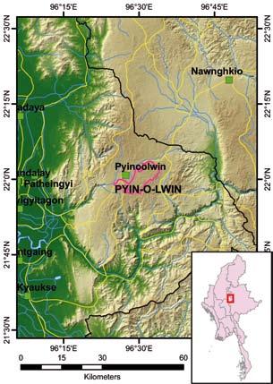 PYIN-O-LWIN Site ID 34 Locality Mandalay Region, Pyin-O-Lwin Township Coordinates N 22 00, E 96 30 Size