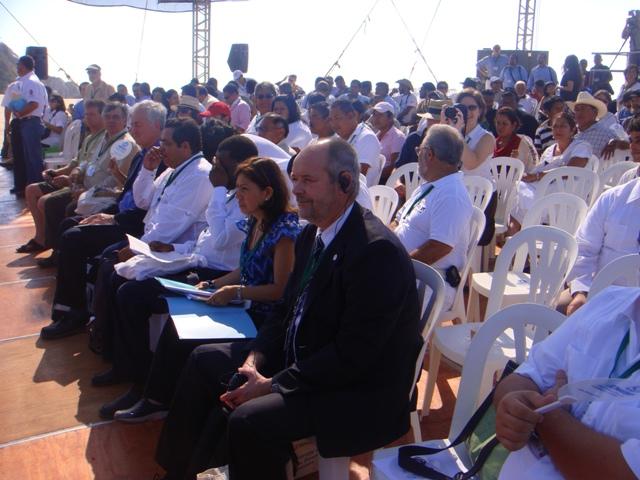 Ramsar Secretary General, the Mexican subsecretary of environment Mr. Mauricio Limon, and Mr.