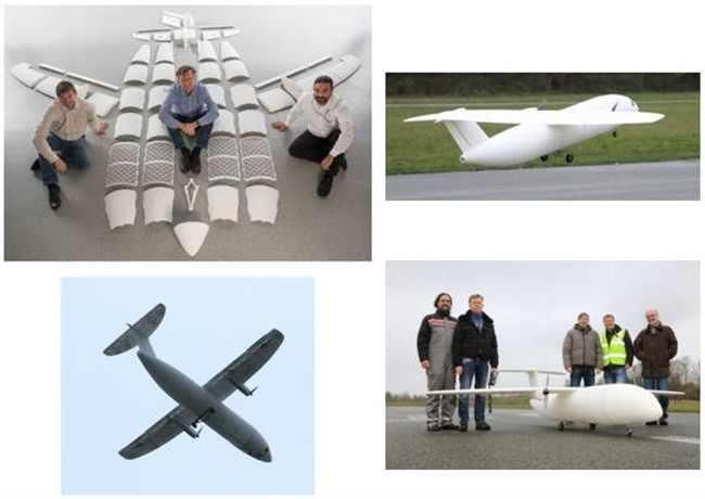 Vision for tomorrow (examples) Thor (Airbus): - First fully 3D printed UAV - Tested during a 40km test flight from Hamburg to Stade Production of