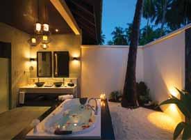deserved holiday slumber SUNSET BEACH VILLAS 64 Villas - 100 m² Some of the largest entry level beach-front villas in the Maldives.