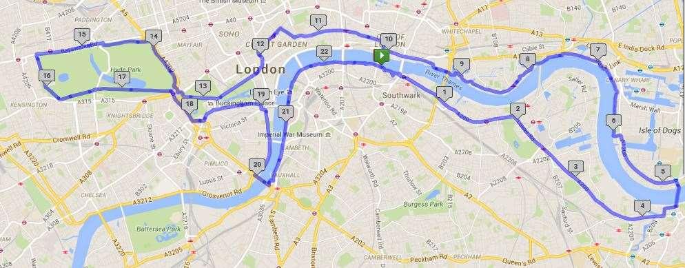 Join the Facebook Group Lean On Me Challenge For updates on the event Or follow on Twitter under #LBGLeanOnMe Plan and Timings 2 The London Loop is a tour of some of the most famous landmarks in