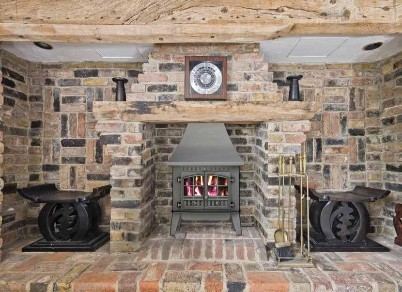 Herald 6 Inglenook Gas Specifically designed for an inglenook or a larger fireplace, is the Herald 6 Gas Inglenook stove.