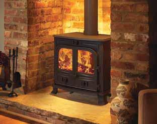 A range of electric, gas, multifuel & woodburning stoves with varying designs and outputs.