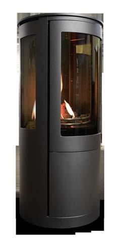 The Serenita Grand is a contemporary style stove with a unique personality.