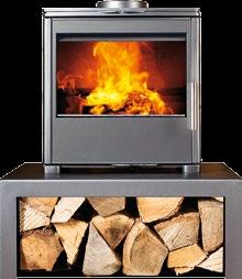 Sirius Qube Cleanburn Stove Sirius Qube with Pyroplinth Contemporary styling and