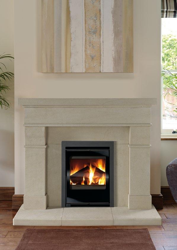 450 Contemporary Inset Stove with Quadrant Three Sided
