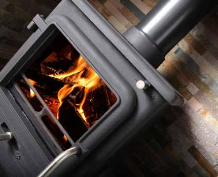 The Vega 100 Clean Burn is DEFRA approved for burning wood in smoke controlled areas. This popular stove is manufactured from quality cast iron and will provide years of efficient burning.
