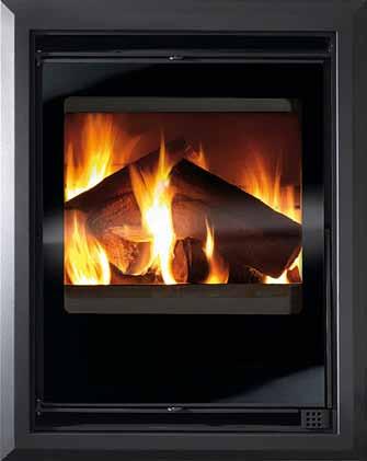 Like all of our multi fuel stoves, the Vega 200 features a clever air wash system that ensures the glass stays