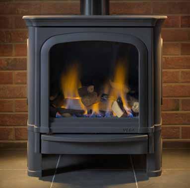 Manufactured in high quality cast iron and utilising an efficient, remote controlled gas engine, this stove can be responsively controlled from the comfort of your armchair.