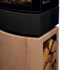 Choose from cleanly styled Plinth and Logstore bases, with either option offered in matching steel, as well as