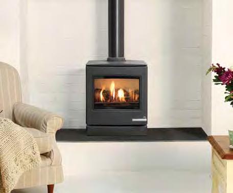 CL5 Gas Stoves The larger of the two contemporary CL gas stoves from Yeoman, the CL5 has a highly realistic log effect fuel bed and superb flame picture to create the same inviting warmth as a