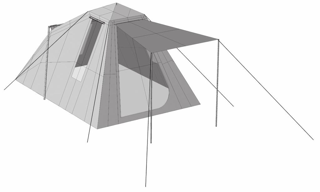 Figure 3 Elbow poles (inside tent) Ridge pole Adjustable pole (inside tent)
