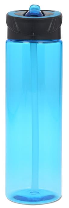 Aruba Tritan Sport Bottle - 24 oz Minimum Quantity is 48 The long, sleek bottle design and the loop on the screw-on lid offer