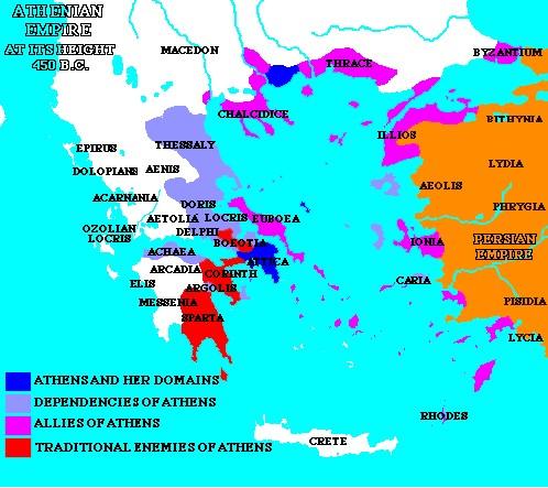 Rise of Athens (Cont) Delian League: an alliance of Greek citystates led by Athens and formed in 478 BCE to liberate eastern