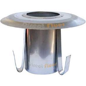 imension - mm 125 mm - 5 100 400 148 155 mm - 6 85 400 164 180 mm - 7 60 400 195 200 mm - 8 65 400 215 Pot hanger Enables flue liner to be installed without removal of existing