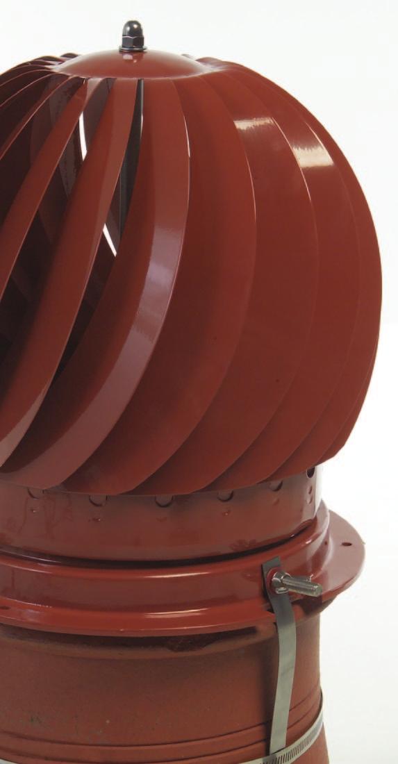 ANTI DOWNDRAUGHT COWLS MAD Spinner Cowl The MAD spinner cowl is a British made revolving chimney cowl designed to eradicate downdraught, whilst the rotating action assists ventilation.