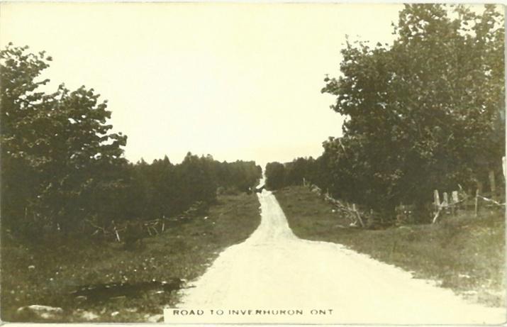1860's Gravelled roads led to village.