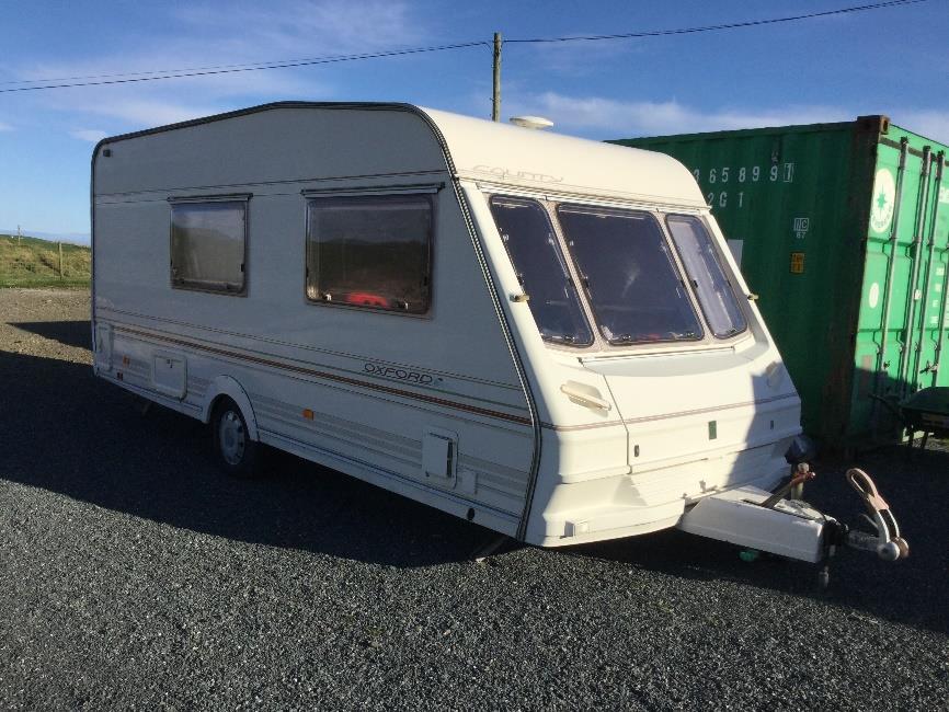 Caravan as seen; clean and dry, new carpet fitted, shower converted for outdoor clothes and