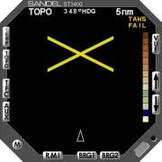 TAWS FAIL: (Shown below in TOPO mode). FLTA and PDA alerts and display are disabled due to lack of required data.