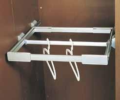 AW5105BF-40 AW5105BF-55 AW5105BF-70 Internal width (W) 400 ~ 550mm 550 ~ 700mm 700 ~ 850mm Extractable Clothes Holder * Top mount * Rod material: extruded aluminium rod, topped with soft PU