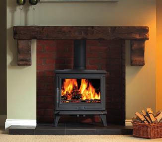 The warranty covers the stove body castings only and does not include consumable items such as grates, firebricks, vermiculite panels, baffles, log guards, door rope and glass.