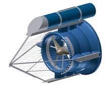 2.1.7 Hidrokinetična turbina Hidrokinetična turbina je sestavljen iz vodoravne osi, ki pretvarja kinetično energijo v čisto energijo.