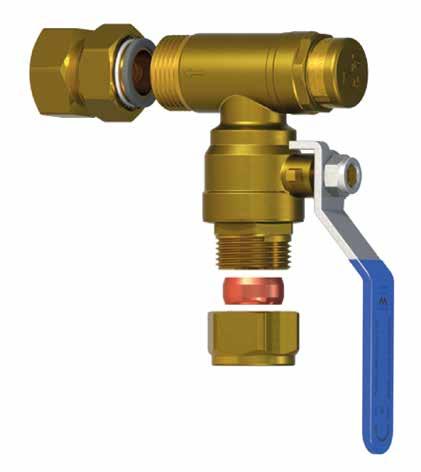 Pressure Reduction Valve Ball Valve PRVB-BV Includes Patented PRV design Convenient wall location Quick and easy to install Reduced number of fittings required
