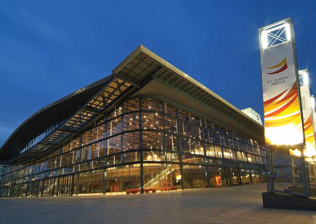 2 Durban International Convention Centre (ICC) 3 Playing host to the world The conference industry around the world has had to adjust to the rigours of the global economic downturn and the commonly