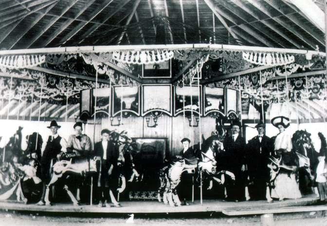 1904 A Long Family Tradition Members of the Long family build and operate their own carousels in Northeastern cities. George W. Long, Sr.