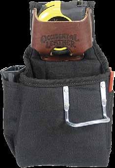 (10 x 10 ) 9922 - Iron Worker s Leather Bolt Bag w/ Outer Bag 8383 - Rafter Square Universal Bag -