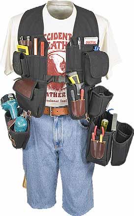 Builders Vest Complete Tool Organization for Woodworkers and Builders 2535 - Builders