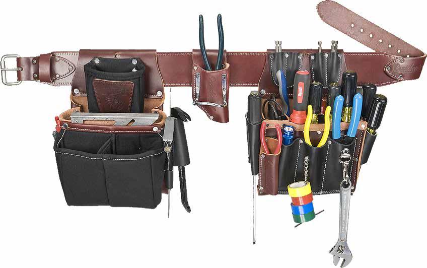 Electrician Tool Belt Systems 5036 - Leather Pro Electrician Set For the discrimination electrician that demands