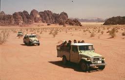 After the tour, we will head towards the protected area of Wadi Rum, one of the most impressing desert landscapes in the World.