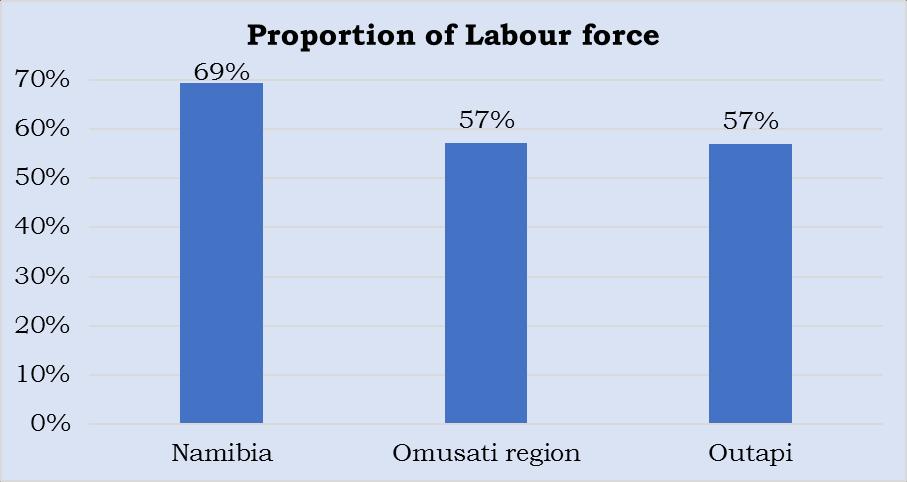 Figure 10: Labour Force Size Source: 2015/16 NHIES, 2011 National Census & First Capital Research 4.2. Employment level A total of 9,554 individual are employed out of the labour force population of 14,051 (See figure 9 below).