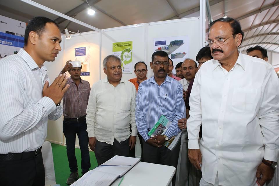EXHIBITION UNDER THE THEME SANITATION AND SOLID WASTE MANAGEMENT WAS ORGANIZED BY THE MINISTRY OF URBAN DEVELOPMENT AND MINISTRY OF DRINKING WATER & SANITATION To mark the occasion of special drive
