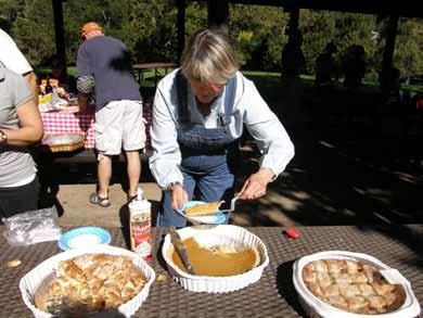 We enjoyed a leisurely lunch at the Juniper Hill picnic site and we had the place to
