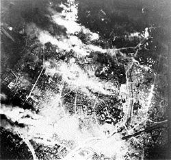 Firebombing went from 17 November 1944 and lasted until 15 August 1945, The
