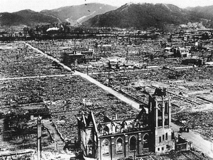 Atomic aftermath: the destruction of