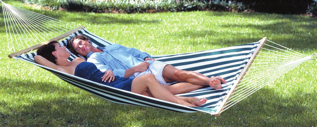 14267 Surfside Hammock 118" x 57" overall size, 82" x 55" bed size Weight limit 400 lbs.