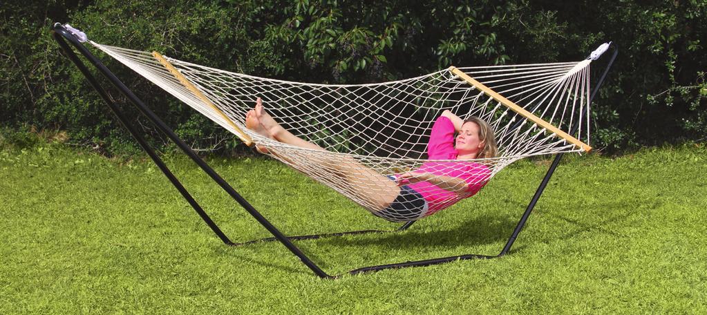 constructed of 1" steel tubing, complete set of hardware Heavy-duty carry/storage Forest Green/White 14285 High Island Hammock/Stand Combo 112" x 49" overall size, 78" x