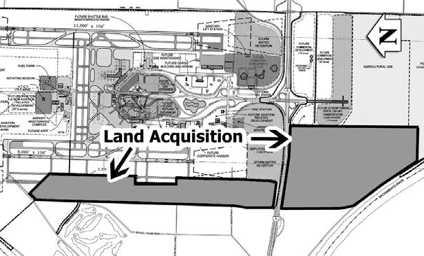 Land Acquisition for Safety, Security and Capacity 69 Airport Boulevard, Sacramento, CA 95837-119 Airport: International Estimated Project Cost: $4,495, Expected Completion Date: 212 Funding Sources:
